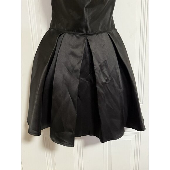 Rachel Allan Formal Little Black Dress SZ 12 HOCO Evening Glam - Picture 8 of 10